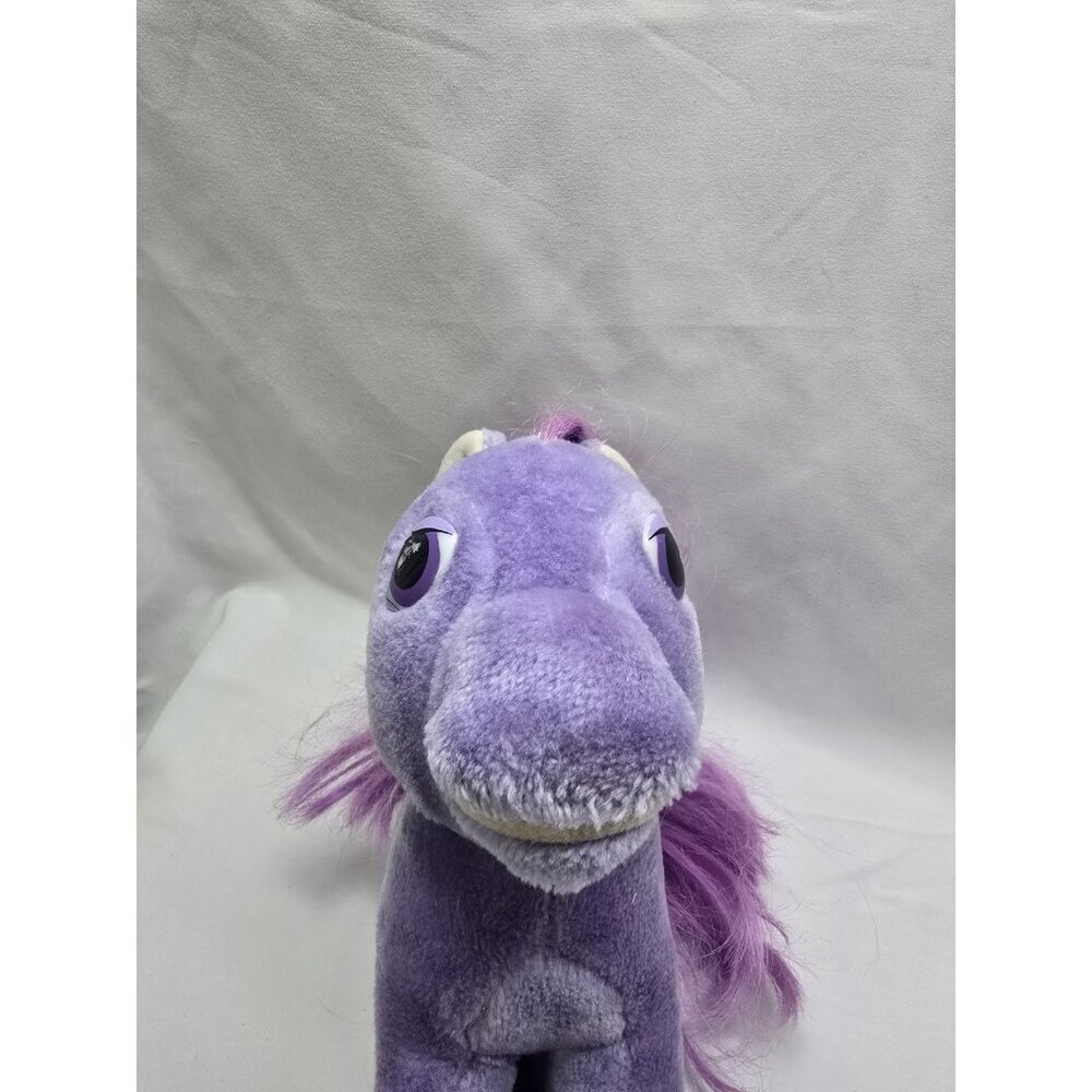 VTG 1983 Hasbro Softies, My Little Pony Blossom Purple Plush Pony Stuffed Toy - Picture 8 of 15